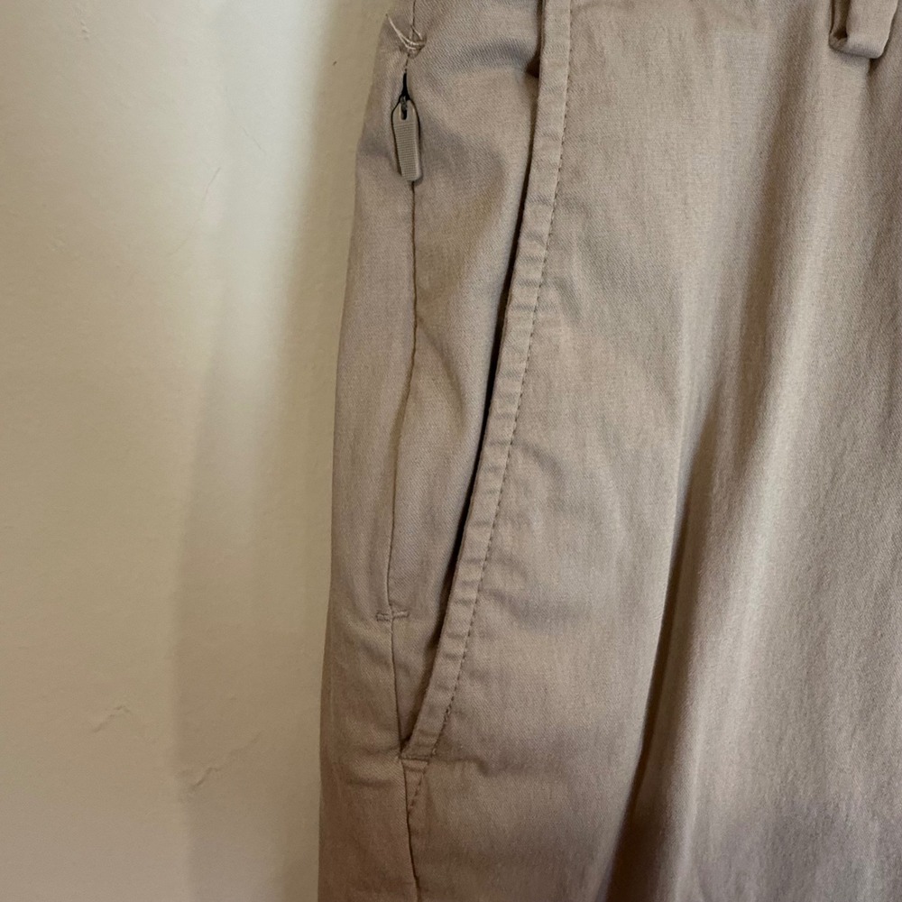Bird Dogs Chino Pants Khaki Flat Front Zip Pocket Stretch Men's 36x30 - Picture 7 of 9